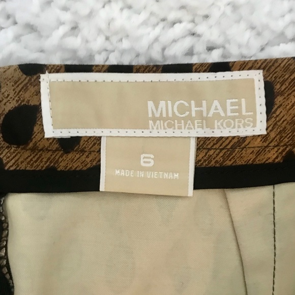 Michael Kors | Animal Print Pencil Skirt 6 - Picture 2 of 5